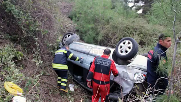 30 Metrelik Uçuruma Uçan Araçta 3 Kişi Yaralandı