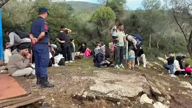 33'ü çocuk 74 düzensiz göçmen yakalandı