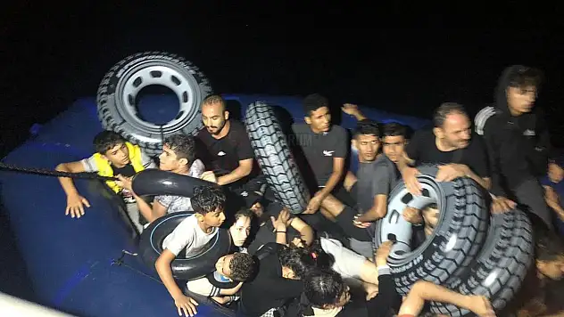 49 Düzensiz Göçmen Yakalandı, 2'si Kurtarıldı