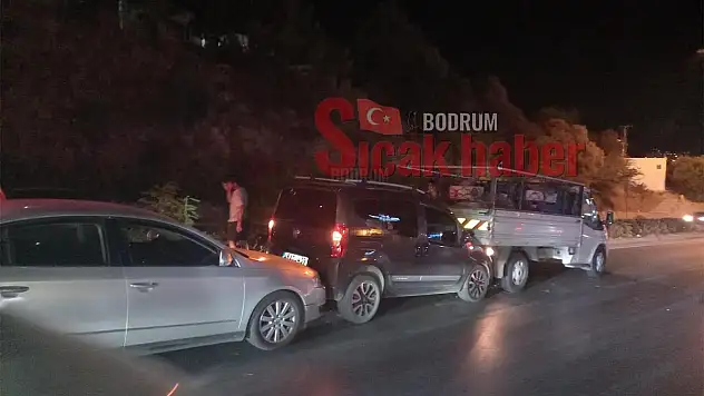 6 Araç 2 Kaza  Trafik Felç