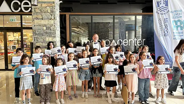 6. Bodrum Deniz Müzesi Resim Yarışmasına 244 Öğrenci Katıldı