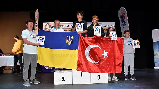 9. Bodrum Uluslararası Optimist Yarışları ödül töreniyle sona erdi