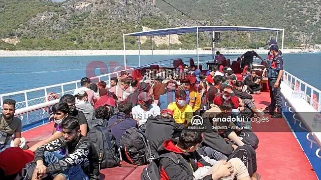 97 düzensiz göçmen yakalandı