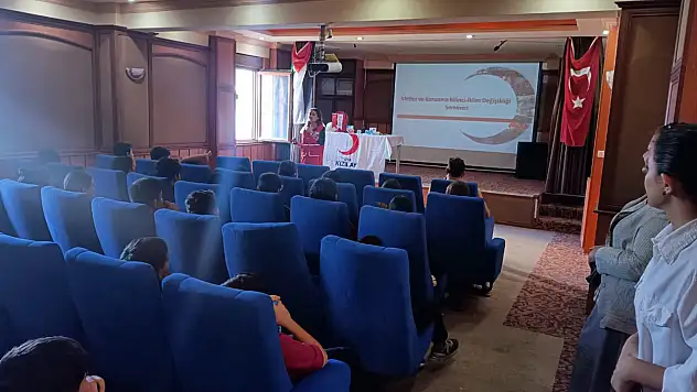 Afet bilinci için öğrencilerle buluştular