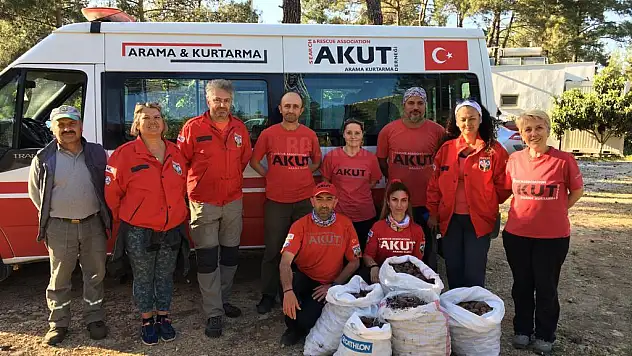 AKUT Bodrum Ekibi 3 Milyon Tohum Etkinliğine Destek Verdi