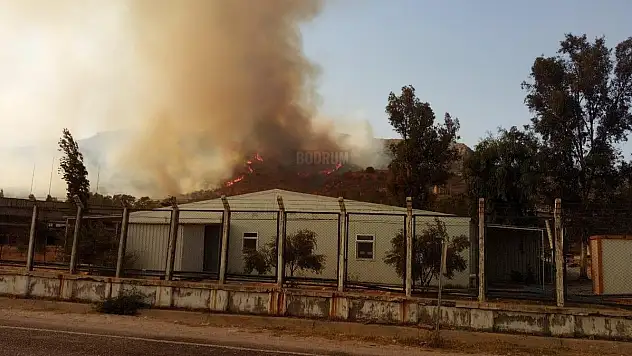 Alevlerin Termik Santrale Ulaşmasına 500 Metre Kaldı