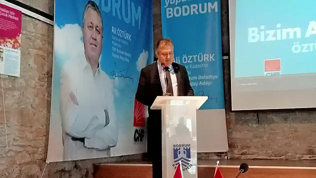 Ali Öztürk, Bodrum Belediye Başkan Aday Adayı Olduğunu Açıkladı