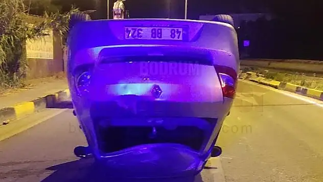 Alkollü Sürücü Kazada Yaralandı