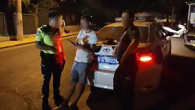 Alkollü sürücü polis ekiplerine zor anlar yaşattı !