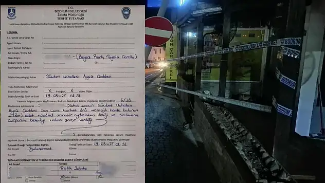 Alkollü Sürücüye Zabıta'dan İdari Para Cezası !