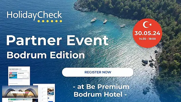Almanya'nın Lideri HolidayCheck Bodrum'da