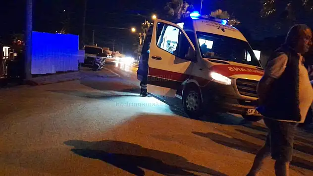 Ani Fren Yapan Araca Çarpıp Yaralandı