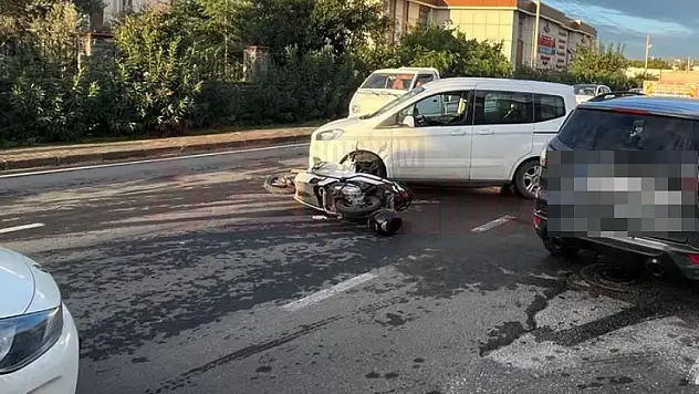 Aniden Yola Çıkan Araca Çarpıp Yaralandı