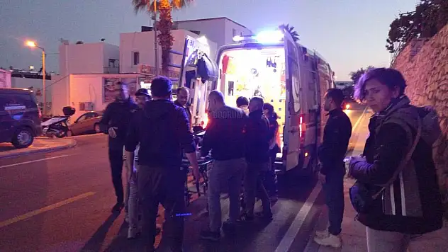 Aniden Yola Çıkınca Motosiklete Çarptı