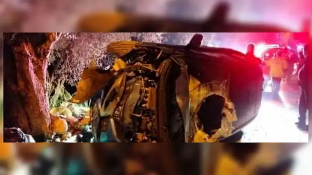 Araç hurdaya döndü