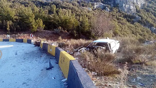 Araç Takla Attı: 1 Kişi Yaralandı