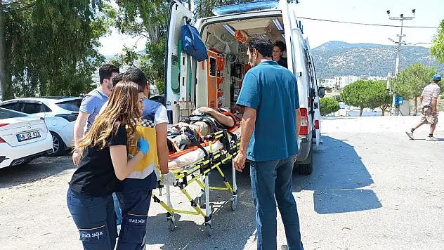 Araçla Motosikletin Çarpıştığı Kazada 2 Kişi Yaralandı