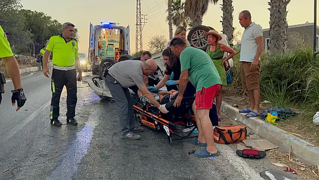 Aras ailesinin gelini trafik kazasında yaralandı !