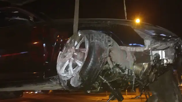 Aşırı Sürat Yüzünden 1 Kişi Yaralandı