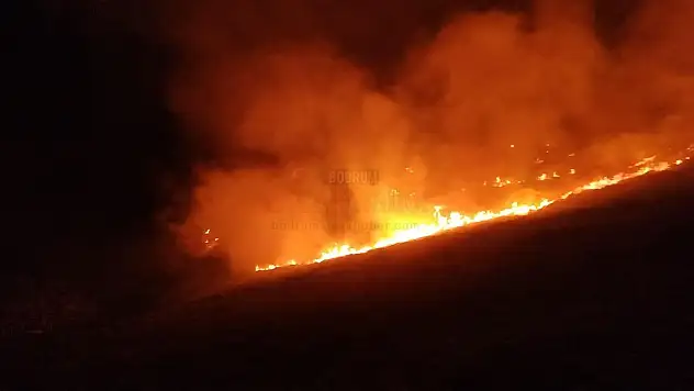 Aspat Makilik Alanda Yangın Çıktı