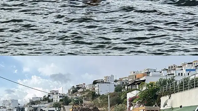 Aynı gün iki manzara bir yanda taşkın diğer yanda deniz keyfi