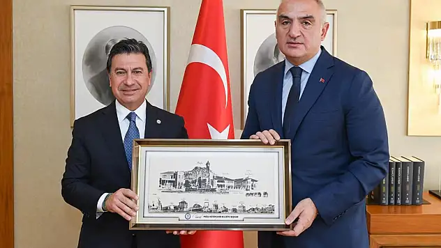 Başkan Aras, Bakan Ersoy ile Görüştü