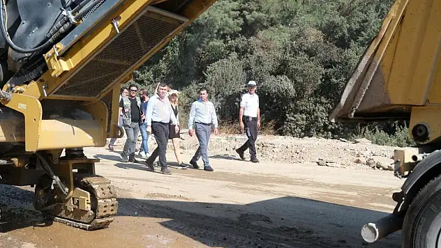 Başkan Aras, Devam Eden Çalışmaları Yerinde İnceledi