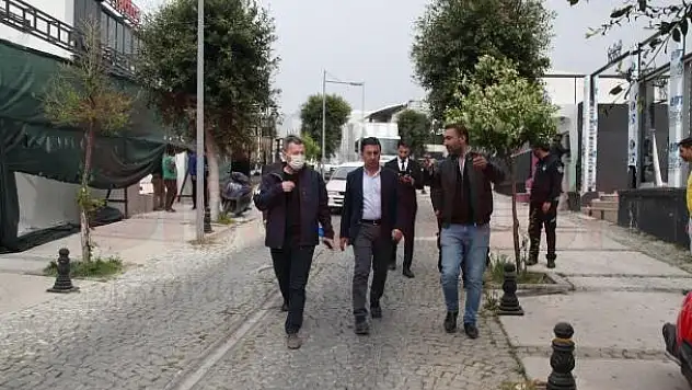 BAŞKAN ARAS, MAHALLE ZİYARETLERİNE DEVAM EDİYOR