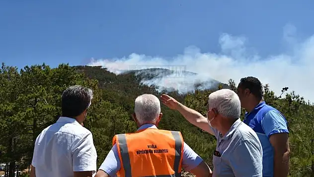 Başkan Gürün, Yangın Bölgelerinde