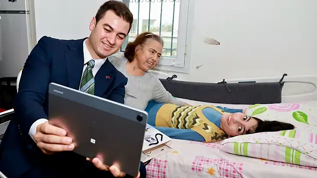 Başkan Mandalinci'den Gülsiye'ye umut ziyareti