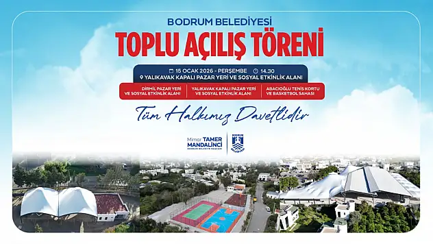 Başkan Mandalinci'den tüm Bodrumlulara davet