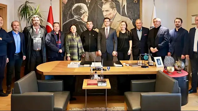 Başkan Mandalinci, BOYD yönetimini makamında ağırladı