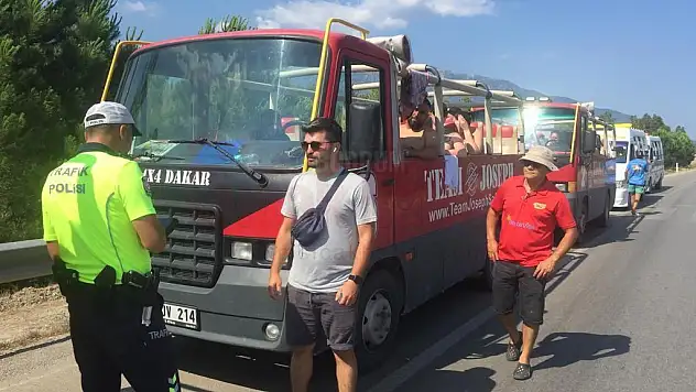 Bayram Öncesi Safari Araçları Denetlendi