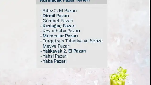 Bayram Sebebi ile Semt Pazarlarının Günleri Değişti