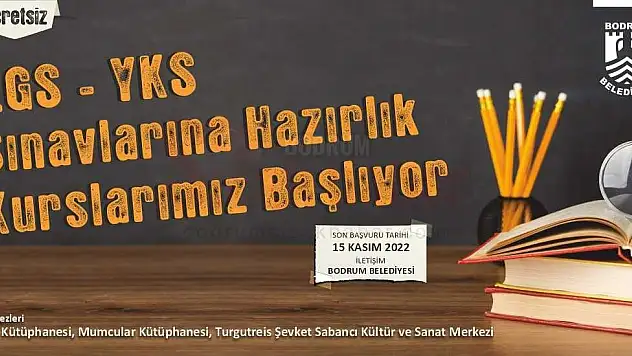 Belediyeden Öğrencilere Ücretsiz Hazırlık Kursları