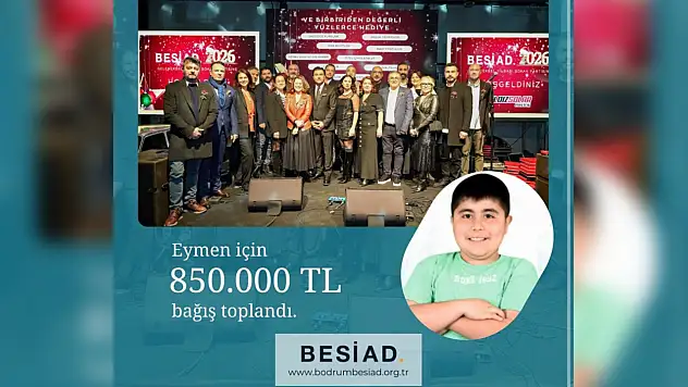 BESİAD'ın etkinliğinde Eymen'e büyük destek