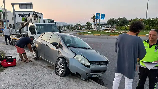 Bitez Kavşağında Kaza