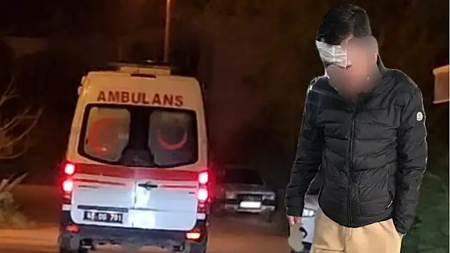 Bitez'te kendine zarar veren şahıs hastaneye kaldırıldı