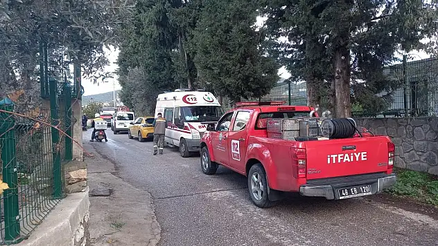 Bitez'de Bir Evde Çıkan Yangın Korkuttu