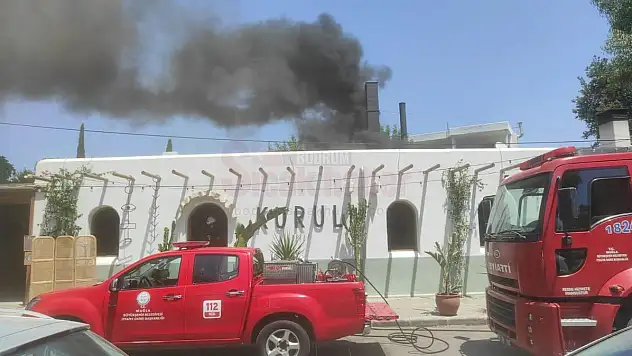 Bitez'de Bir Restoranda Çıkan Yangın Korkuttu