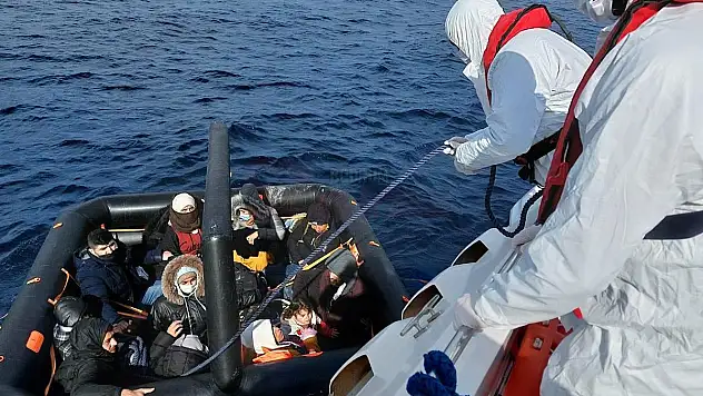 Bodrum Açıklarında 13 Düzensiz Göçmen Kurtarılmıştır