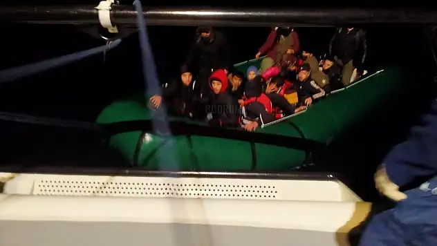 Bodrum Açıklarında 15 Düzensiz Göçmen Yakalanmıştır