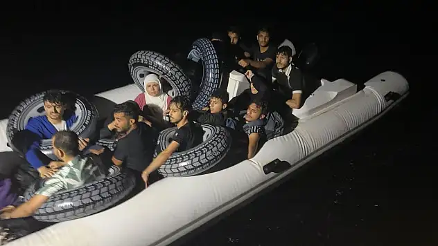 Bodrum Açıklarında 15 Düzensiz Göçmen Yakalandı