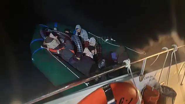 Bodrum  Açıklarında 18 Düzensiz Göçmen Kurtarılmıştır