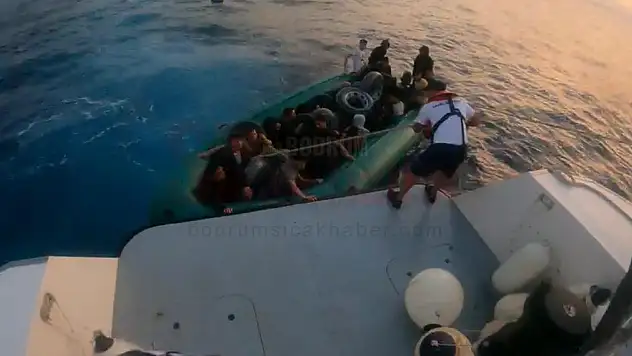 Bodrum Açıklarında 29 Düzensiz Göçmen Yakalandı