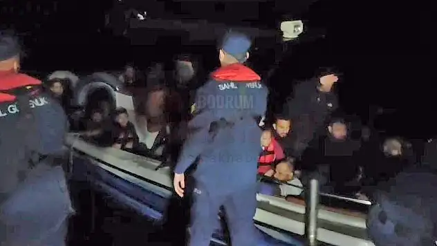 Bodrum Açıklarında 38 Düzensiz Göçmen Yakalandı