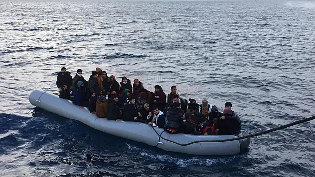 Bodrum Açıklarında 64 Düzensiz Göçmen Kurtarılmıştır