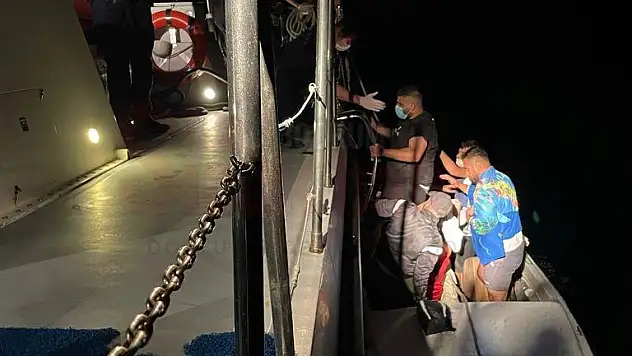 Bodrum Açıklarında 7 Düzensiz Göçmen Kurtarılmıştır