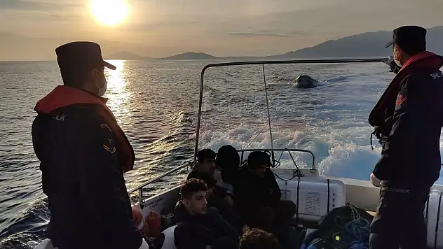 Bodrum Açıklarında 8 Düzensiz Göçmen Kurtarıldı