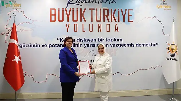 Bodrum Ak Parti Kadın Kolları Başkanı Elmas Özsert Mazbatasını Aldı